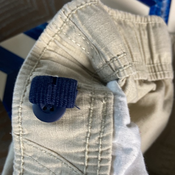 Big Boys Khaki Tan Adjustable Waist Cargo Pocket Summer Shorts - Picture 6 of 8